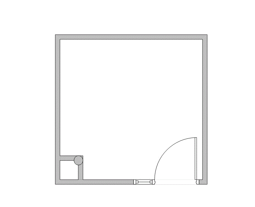 Floor plan of Flexible Office Space for Rent at 1300 Bay Area Boulevard B229