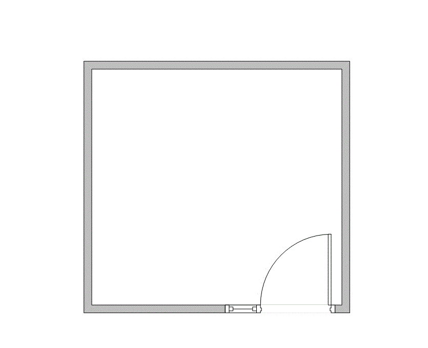 Floor plan of Flexible Office Space for Rent at 1300 Bay Area Boulevard B233