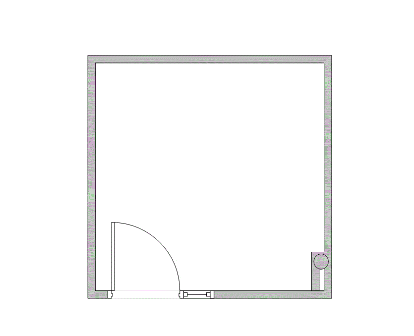Floor plan of Flexible Office Space for Rent at 1300 Bay Area Boulevard B235