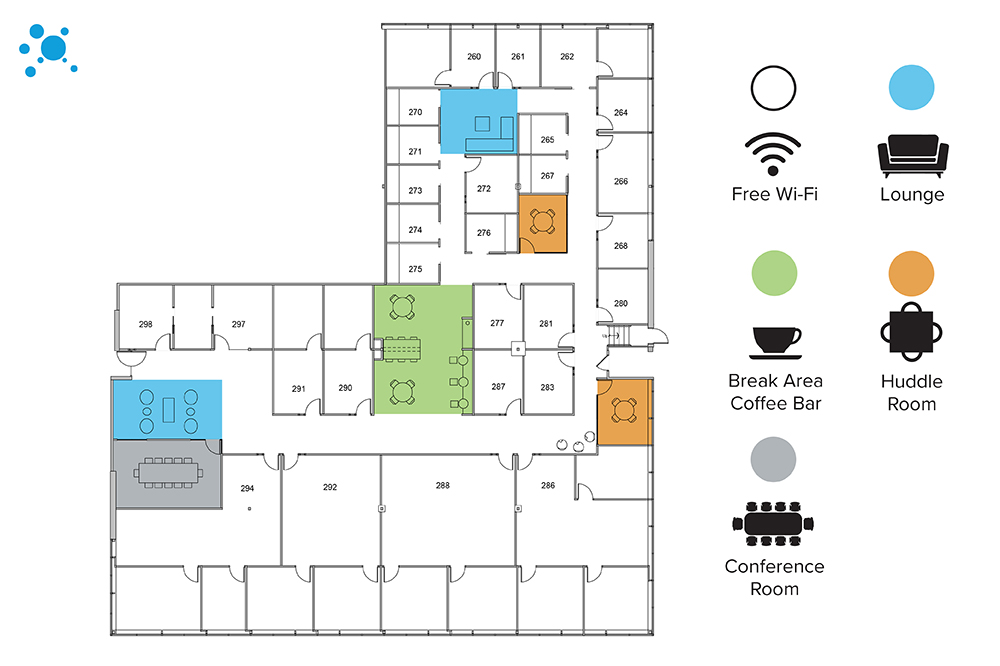 Interior images of Flexible office space at 67 Forest Street 7
