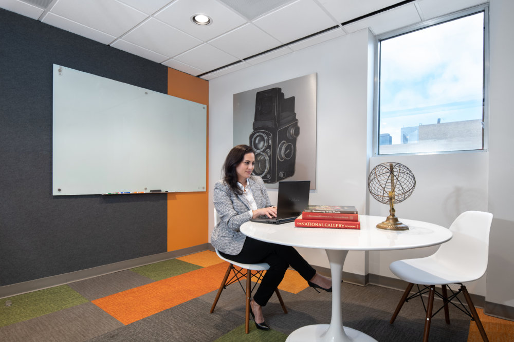 Interior images of Flexible office space at 2000 Crawford St 10