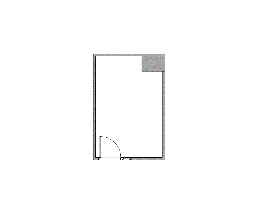 Floor plan of Flexible Office Space for Rent at 2000 Crawford St 0817