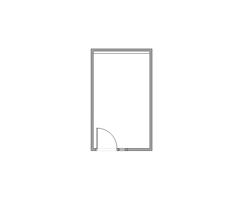 Floor plan of Flexible Office Space for Rent at 2000 Crawford St 0821