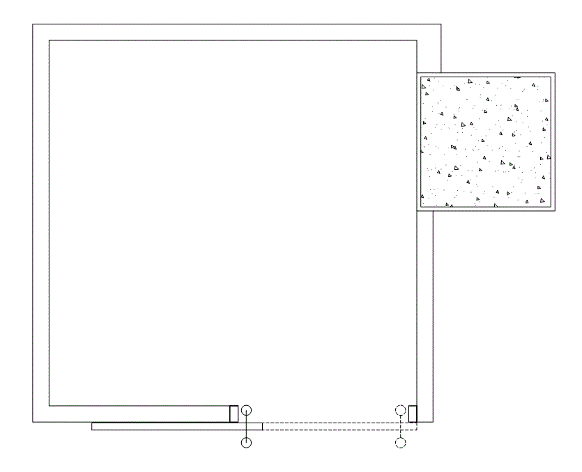 Floor plan of Flexible Office Space for Rent at 2000 Crawford St 0847