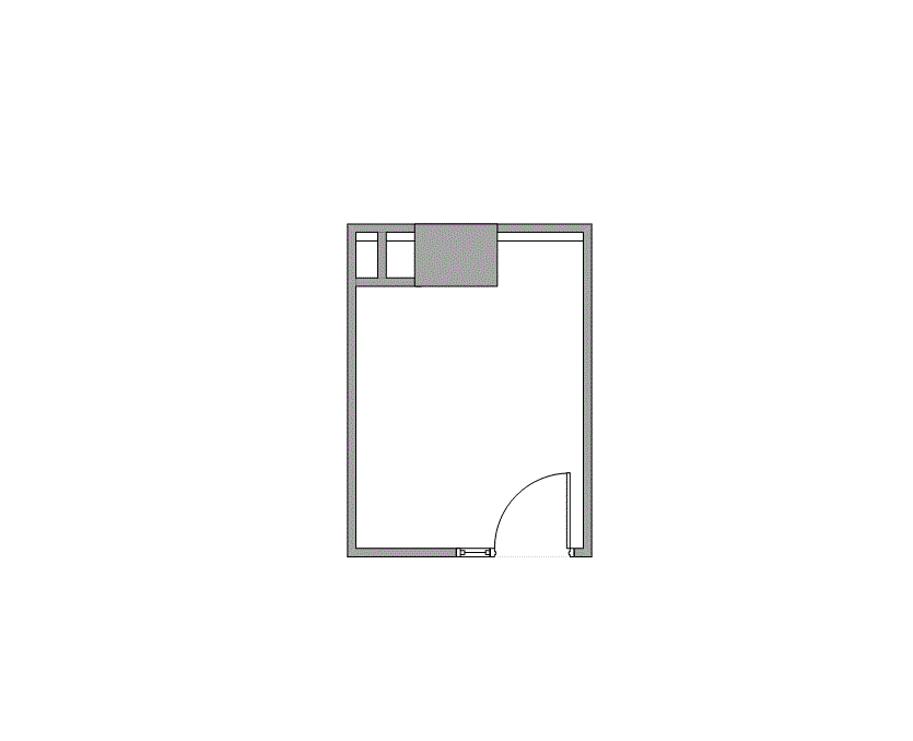 Floor plan of Flexible Office Space for Rent at 2000 Crawford St 0851