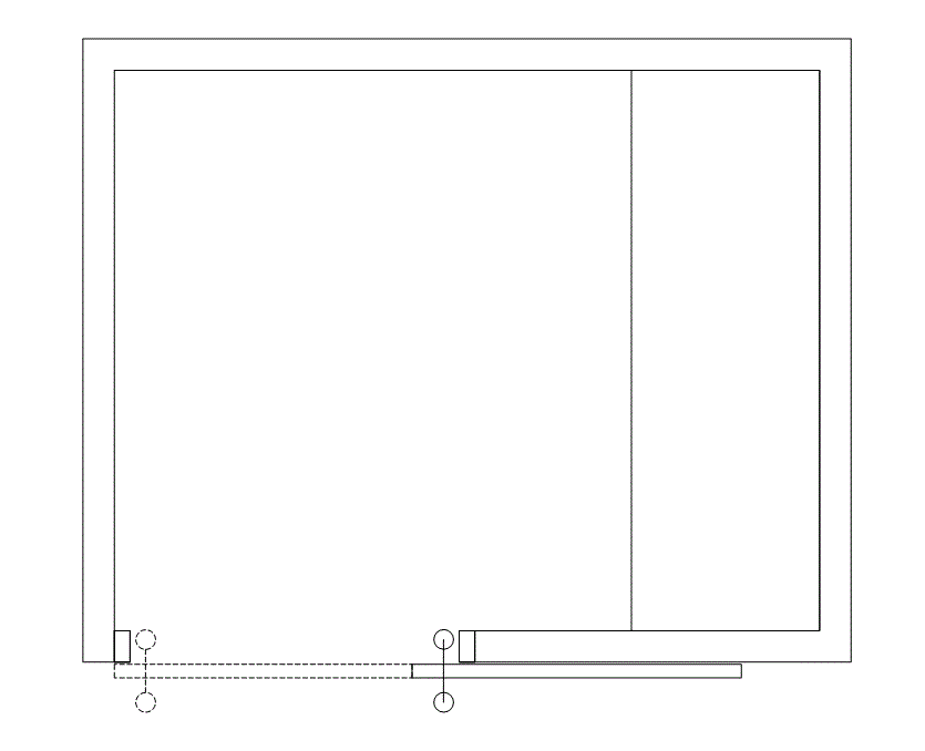 Floor plan of Flexible Office Space for Rent at 2000 Crawford St 0859