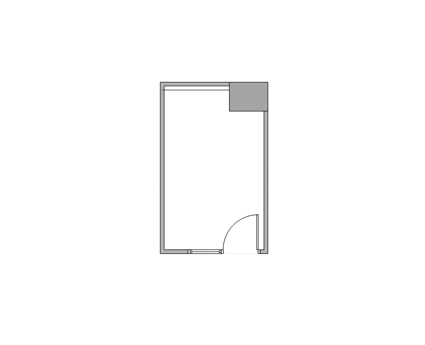 Floor plan of Flexible Office Space for Rent at 2000 Crawford St 0915