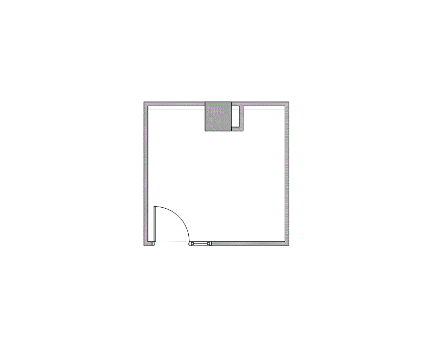 Floor plan of Flexible Office Space for Rent at 2000 Crawford St 1610