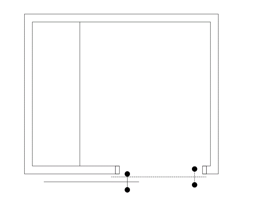 Floor plan of Flexible Office Space for Rent at 2000 Crawford St 1643