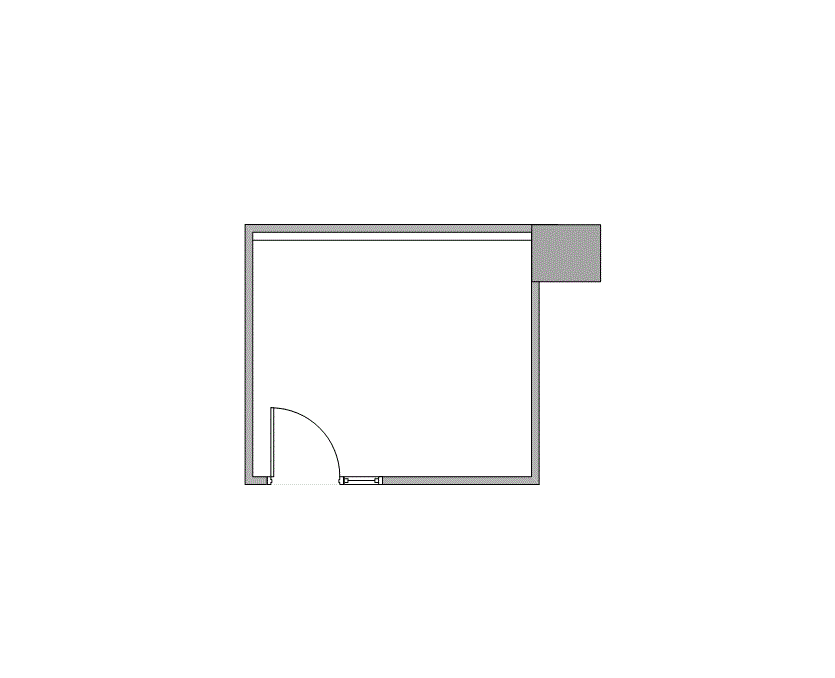 Floor plan of Flexible Office Space for Rent at 2000 Crawford St 1655