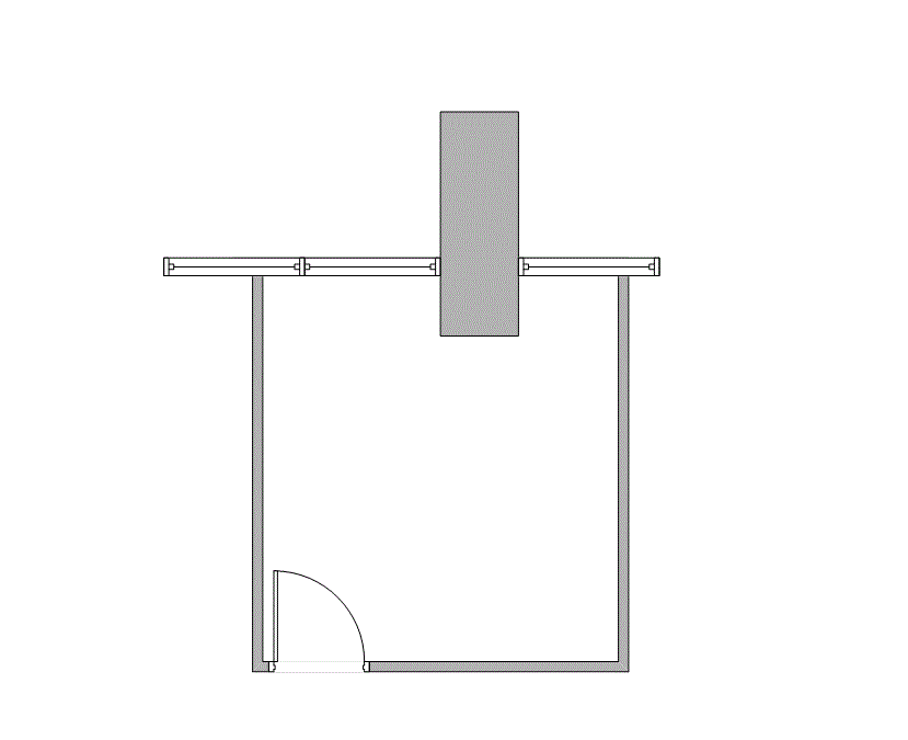 Floor plan of Flexible Office Space for Rent at 13601 Preston Rd W0507