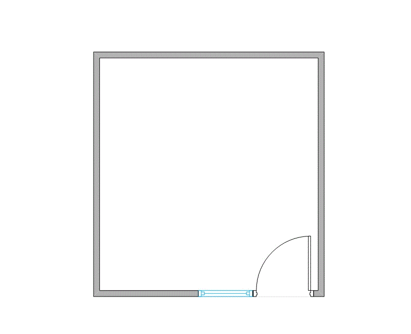 Floor plan of Flexible Office Space for Rent at 13601 Preston Rd W0704