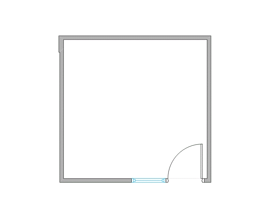 Floor plan of Flexible Office Space for Rent at 13601 Preston Rd W0712