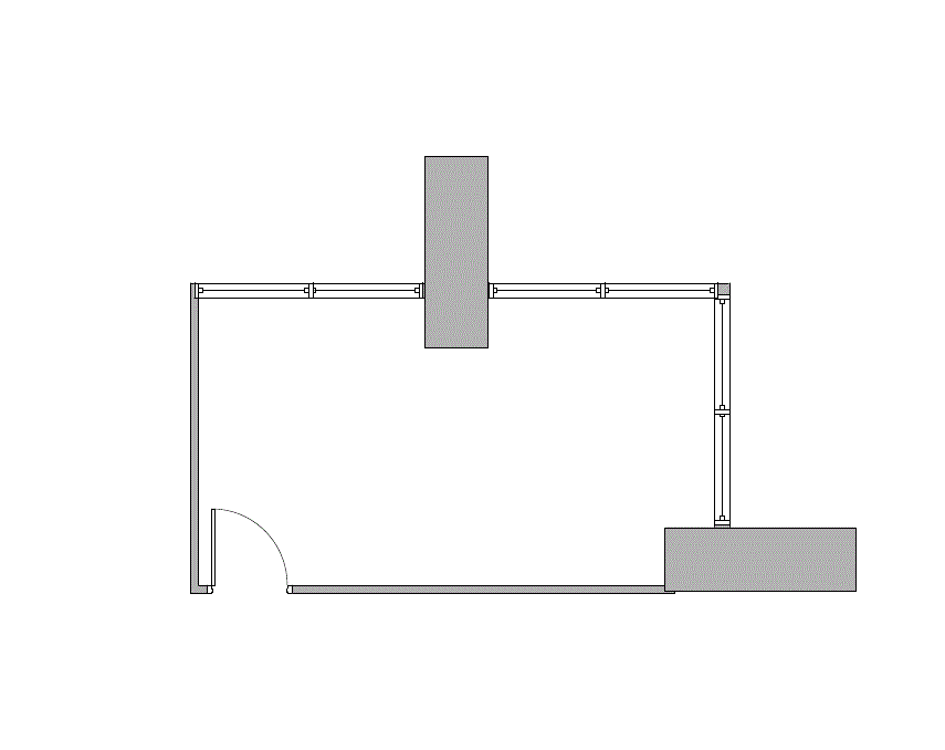 Floor plan of Flexible Office Space for Rent at 13601 Preston Rd W0788