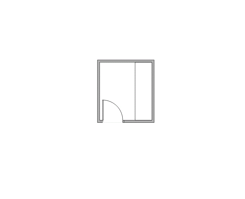 Floor plan of Flexible Office Space for Rent at 801 Louisiana Street 357