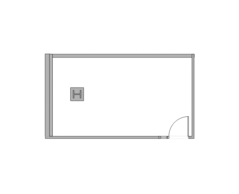 Floor plan of Flexible Office Space for Rent at 801 Louisiana Street 366