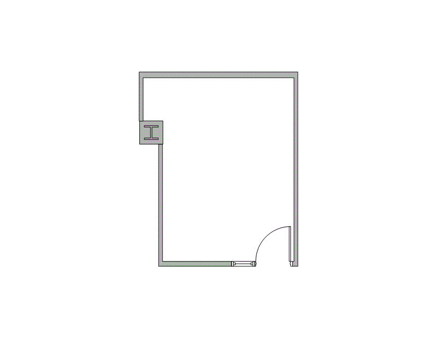 Floor plan of Flexible Office Space for Rent at 801 Louisiana Street 368