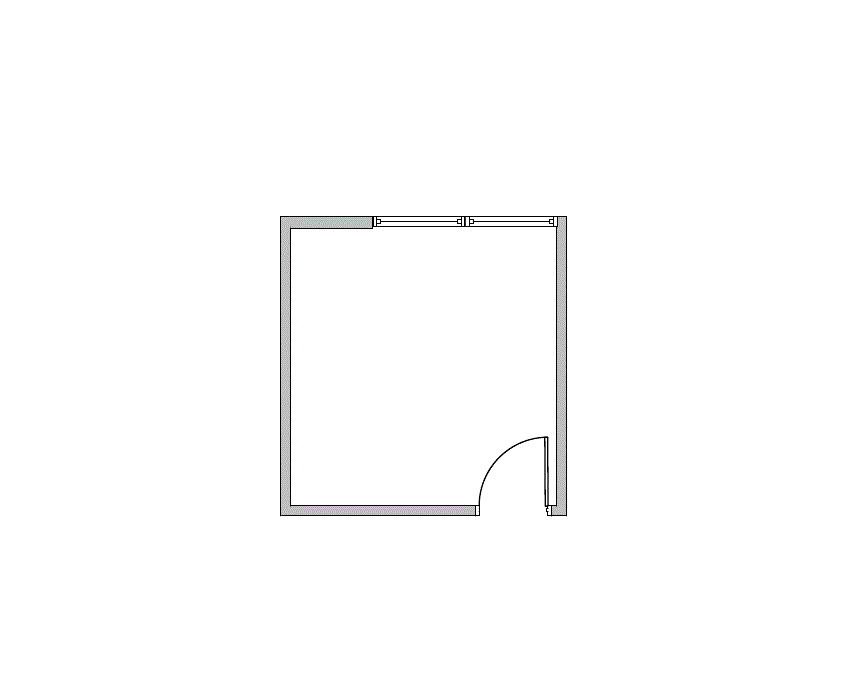 Floor plan of Flexible Office Space for Rent at 2020 N Academy 282