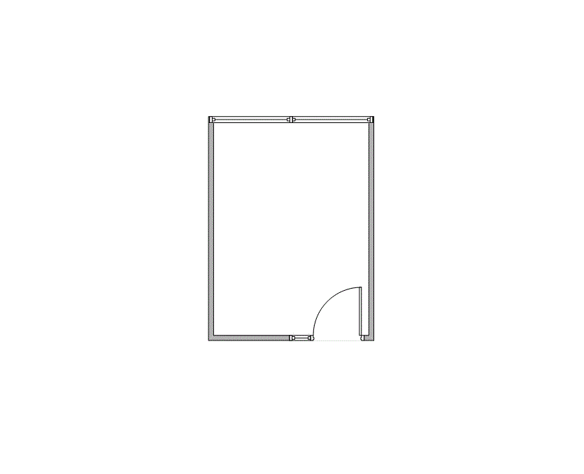 Floor plan of Flexible Office Space for Rent at 1601 Industrial Blvd 3001