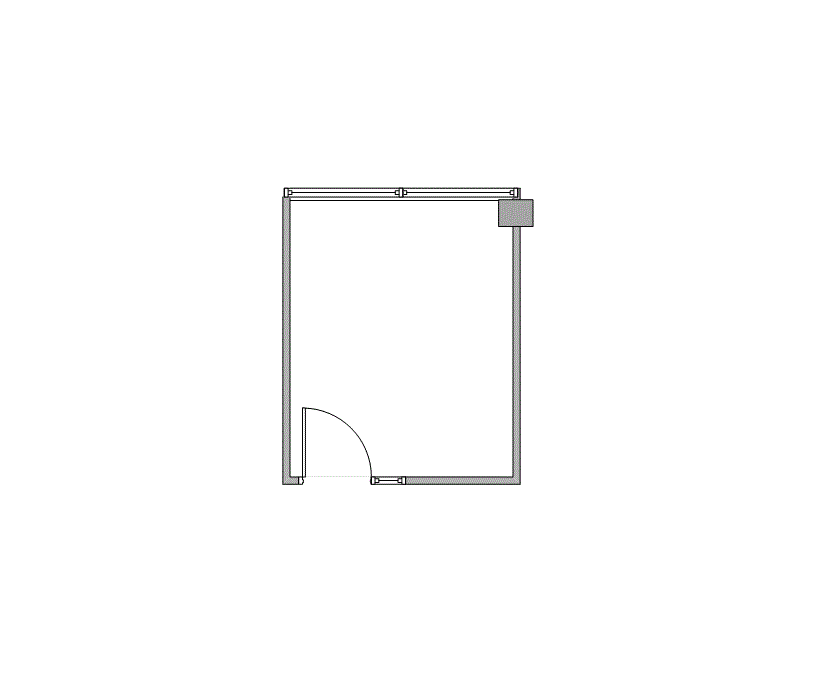 Floor plan of Flexible Office Space for Rent at 1601 Industrial Blvd 3011