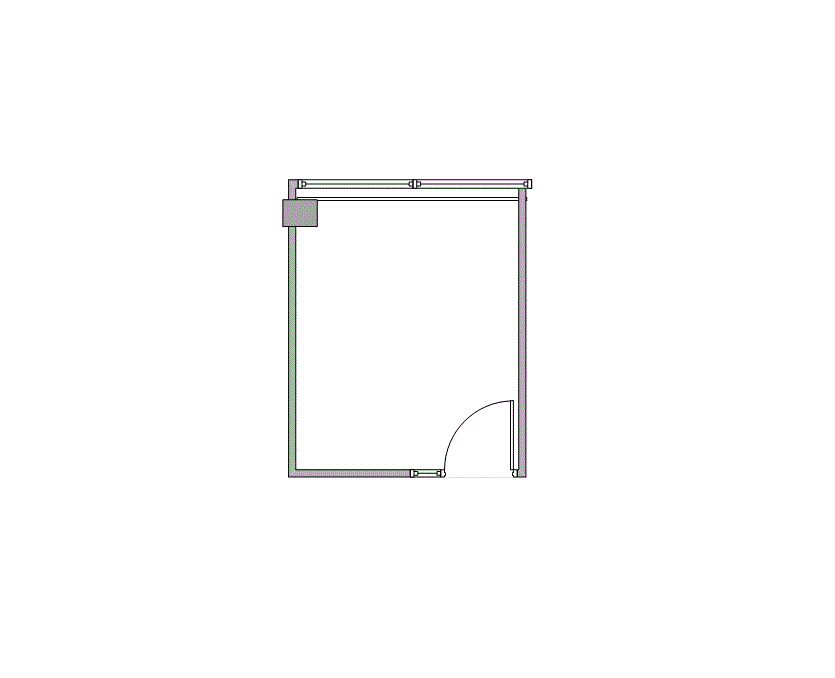 Floor plan of Flexible Office Space for Rent at 1601 Industrial Blvd 3012