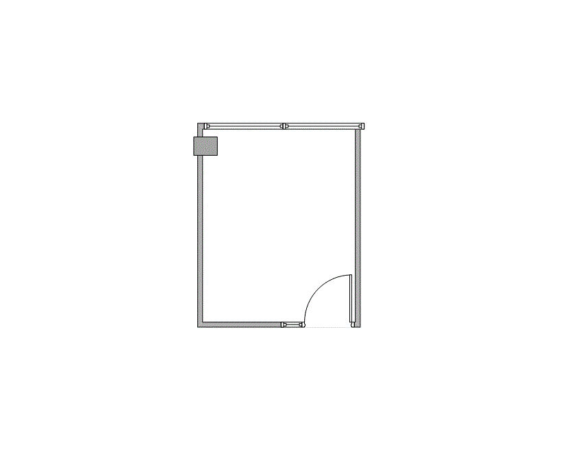 Floor plan of Flexible Office Space for Rent at 1601 Industrial Blvd 3016