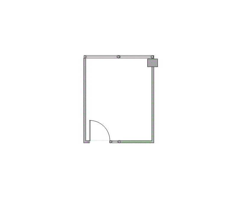 Floor plan of Flexible Office Space for Rent at 1601 Industrial Blvd 3018