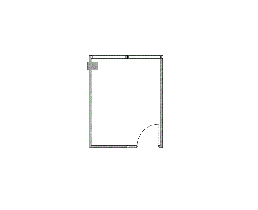 Floor plan of Flexible Office Space for Rent at 1601 Industrial Blvd 3019