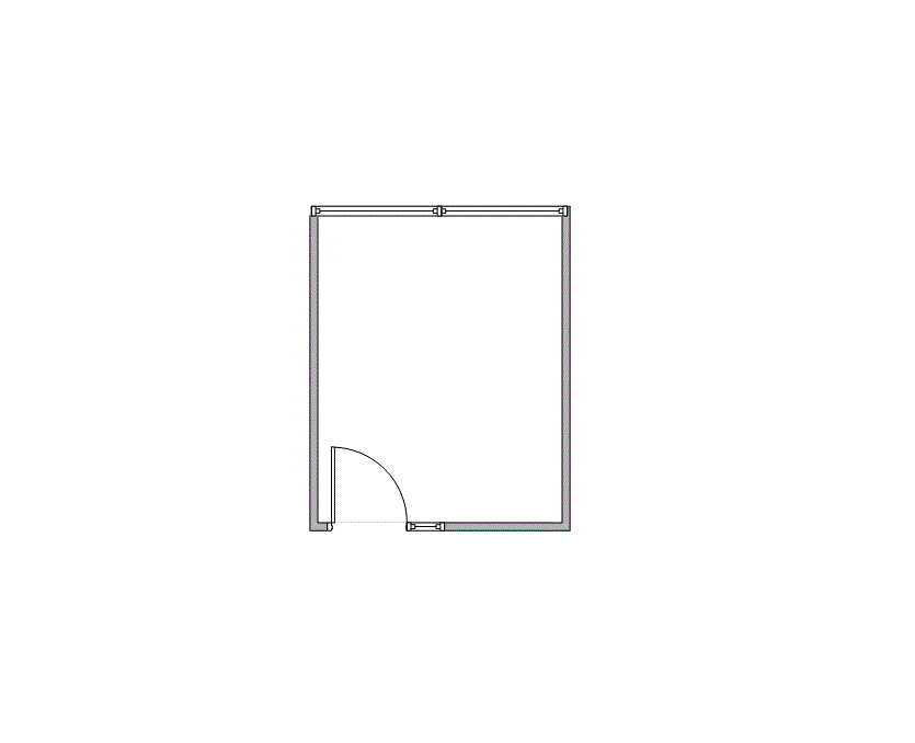 Floor plan of Flexible Office Space for Rent at 1601 Industrial Blvd 3020