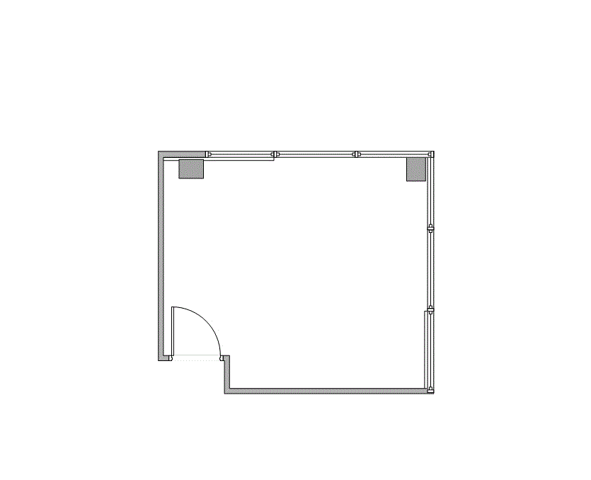 Floor plan of Flexible Office Space for Rent at 1601 Industrial Blvd 3026