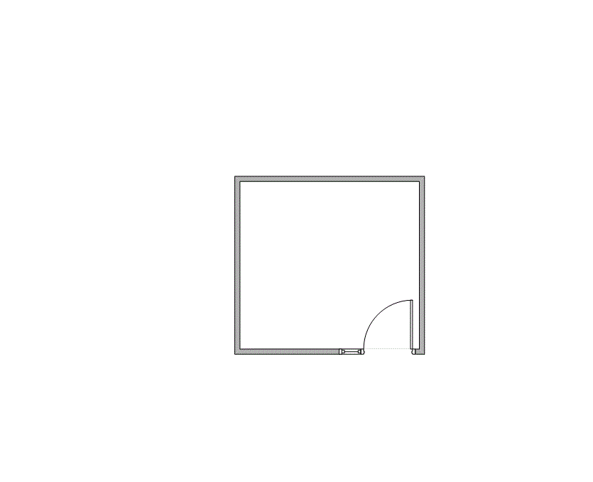 Floor plan of Flexible Office Space for Rent at 1601 Industrial Blvd 3037