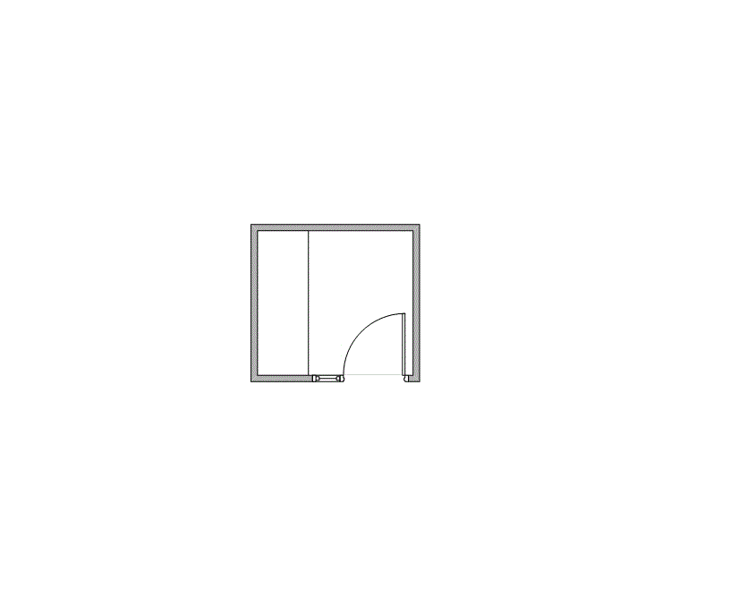 Floor plan of Flexible Office Space for Rent at 1601 Industrial Blvd 3061