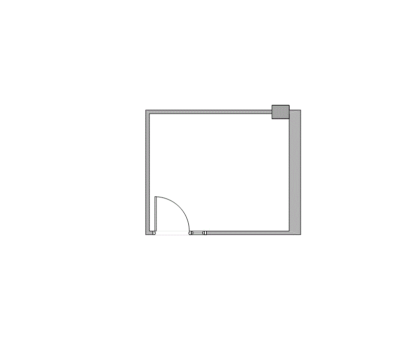 Floor plan of Flexible Office Space for Rent at 1601 Industrial Blvd 3080