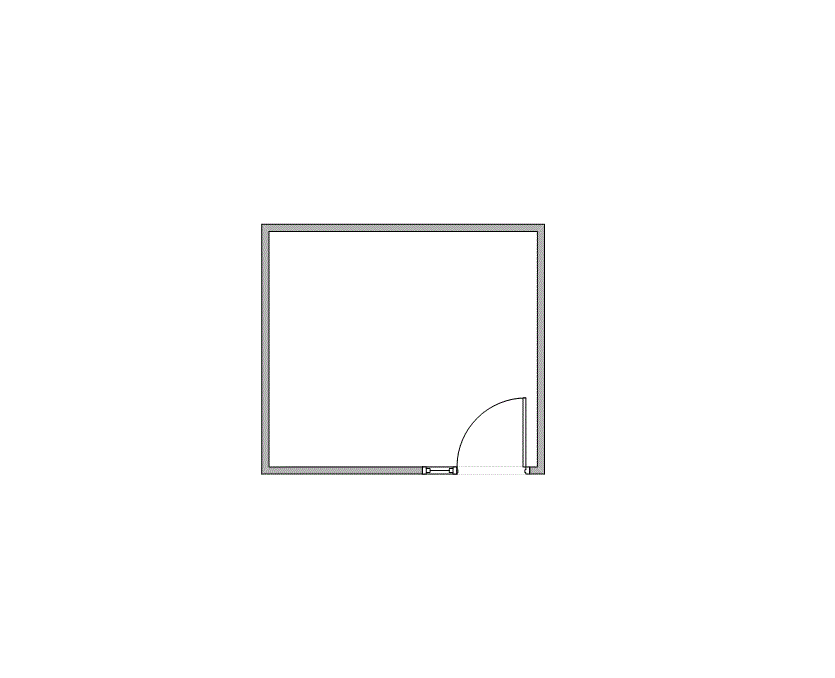 Floor plan of Flexible Office Space for Rent at 1601 Industrial Blvd 3084