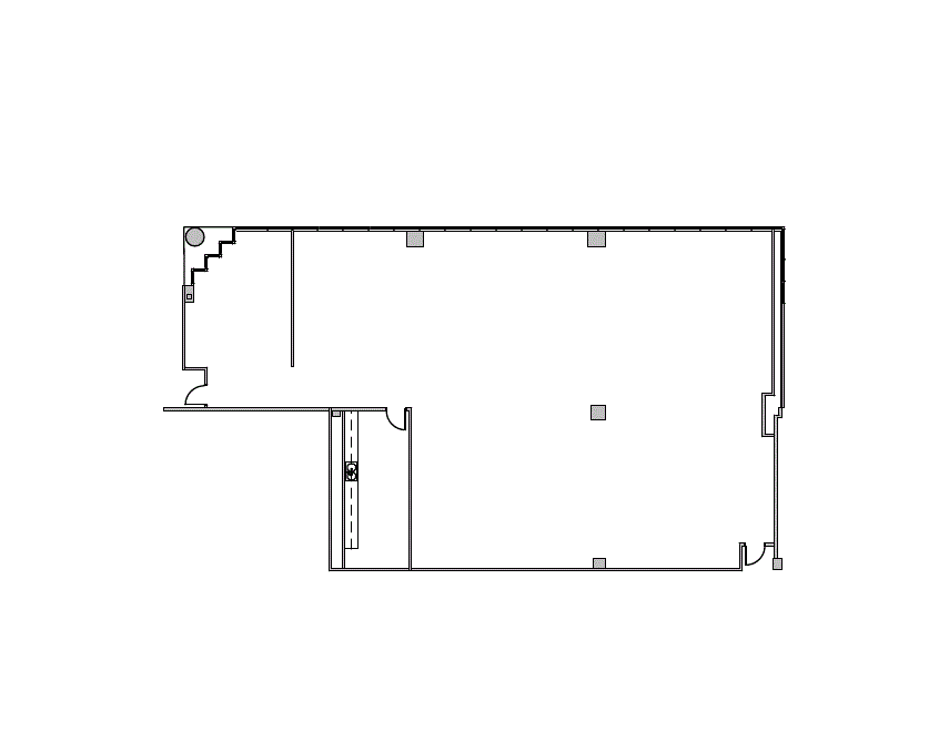 Floor plan of Flexible Office Space for Rent at 1840 Pyramid Place 200