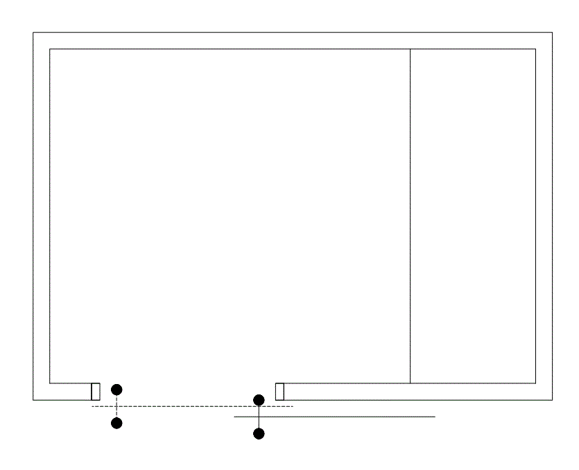 Floor plan of Flexible Office Space for Rent at 1840 Pyramid Place 219
