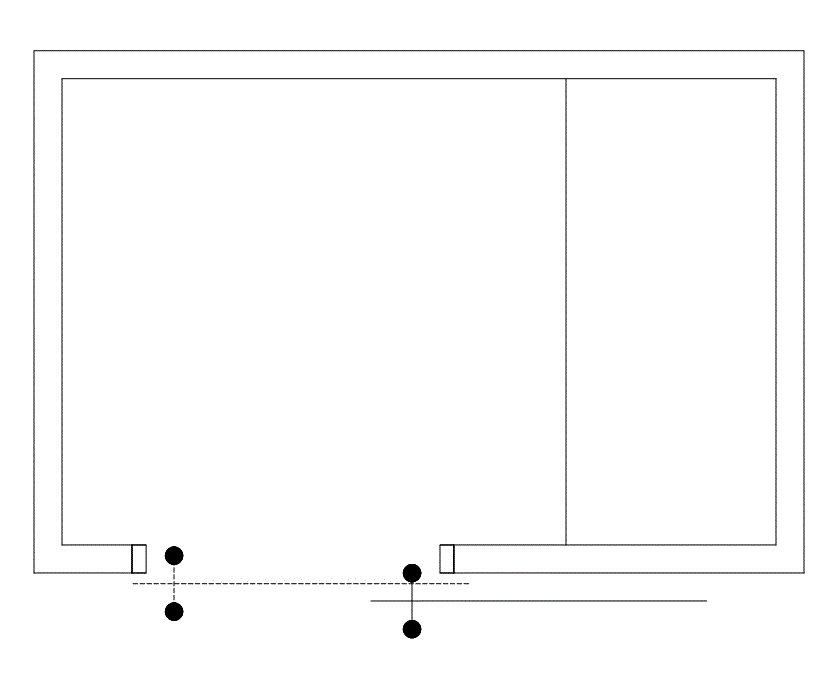 Floor plan of Flexible Office Space for Rent at 1840 Pyramid Place 235