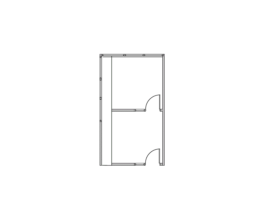Floor plan of Flexible Office Space for Rent at 1840 Pyramid Place 290