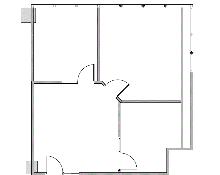 Floor plan of Flexible Office Space for Rent at 1840 Pyramid Place 360