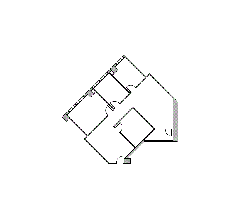 Floor plan of Flexible Office Space for Rent at 1910 Pacific Ave 14250