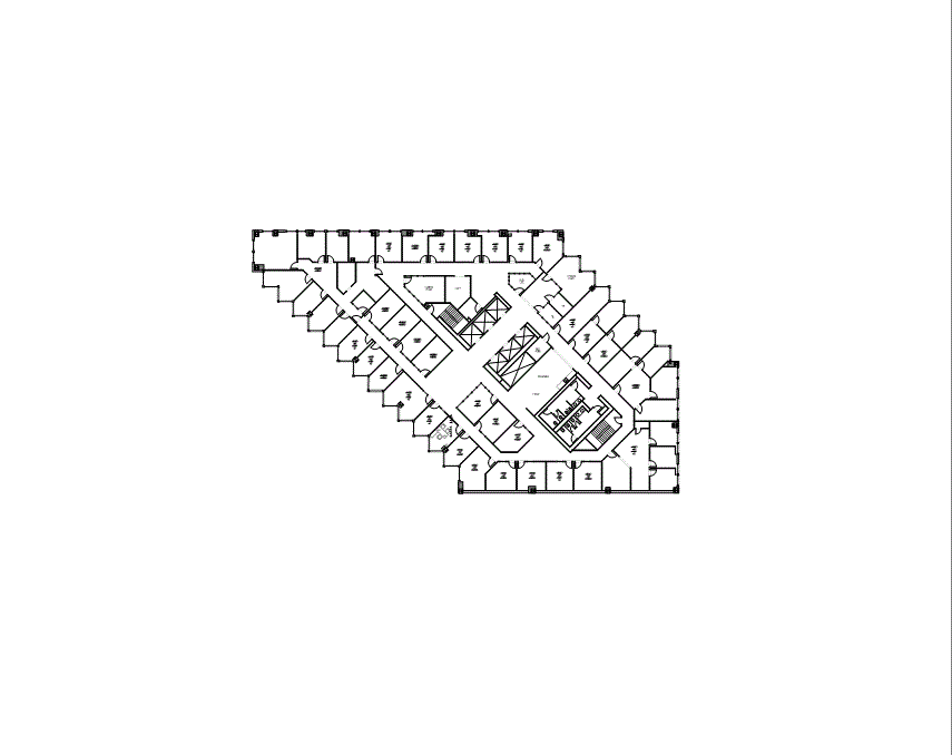 Floor plan of Flexible Office Space for Rent at 1910 Pacific Ave 17000.WS