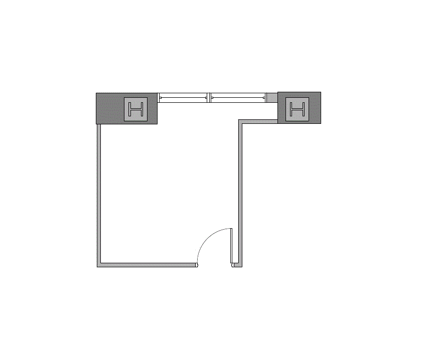 Floor plan of Flexible Office Space for Rent at 1910 Pacific Ave 17080
