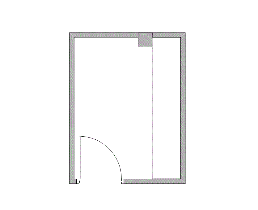Floor plan of Flexible Office Space for Rent at 6201 Bonhomme Road 185N-C