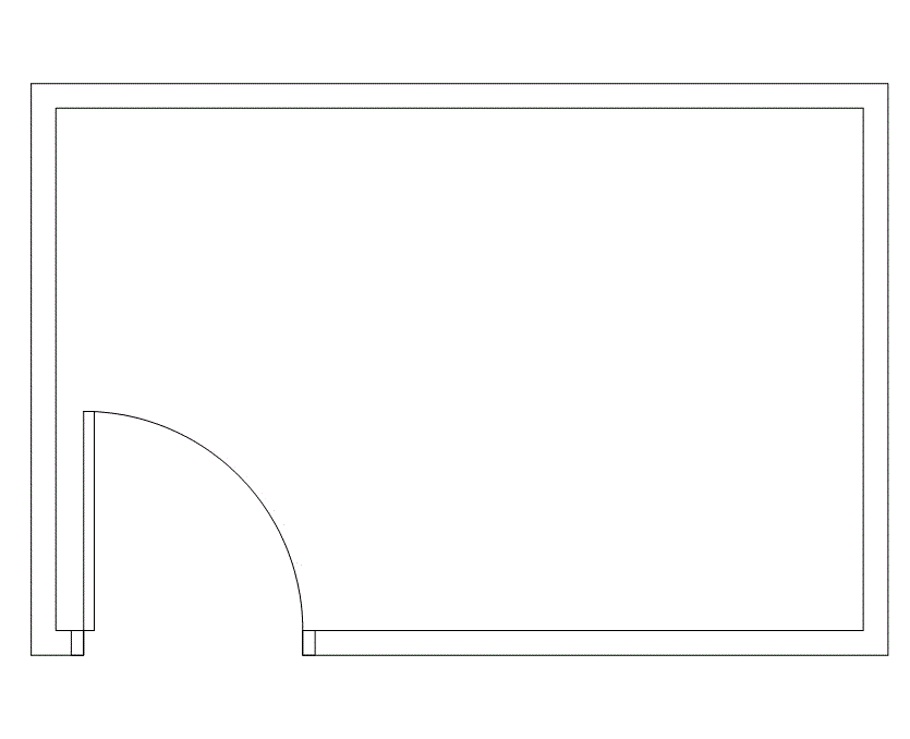 Floor plan of Flexible Office Space for Rent at 6201 Bonhomme Road 185N-J