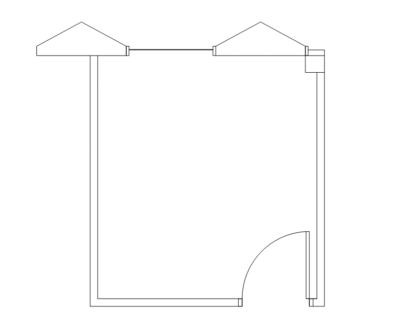 Floor plan of Flexible Office Space for Rent at 6201 Bonhomme Road 185N-Q