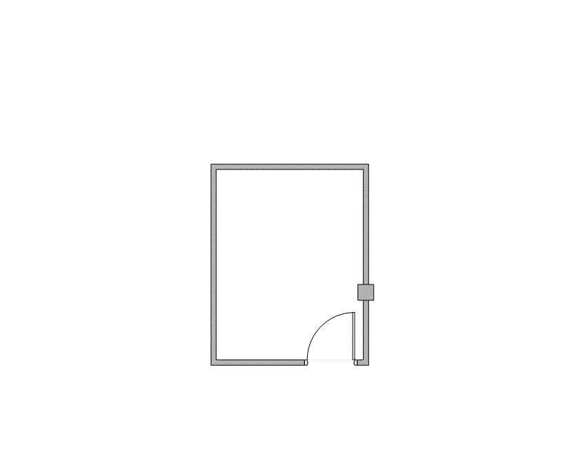 Floor plan of Flexible Office Space for Rent at 6201 Bonhomme Road 290N-Q