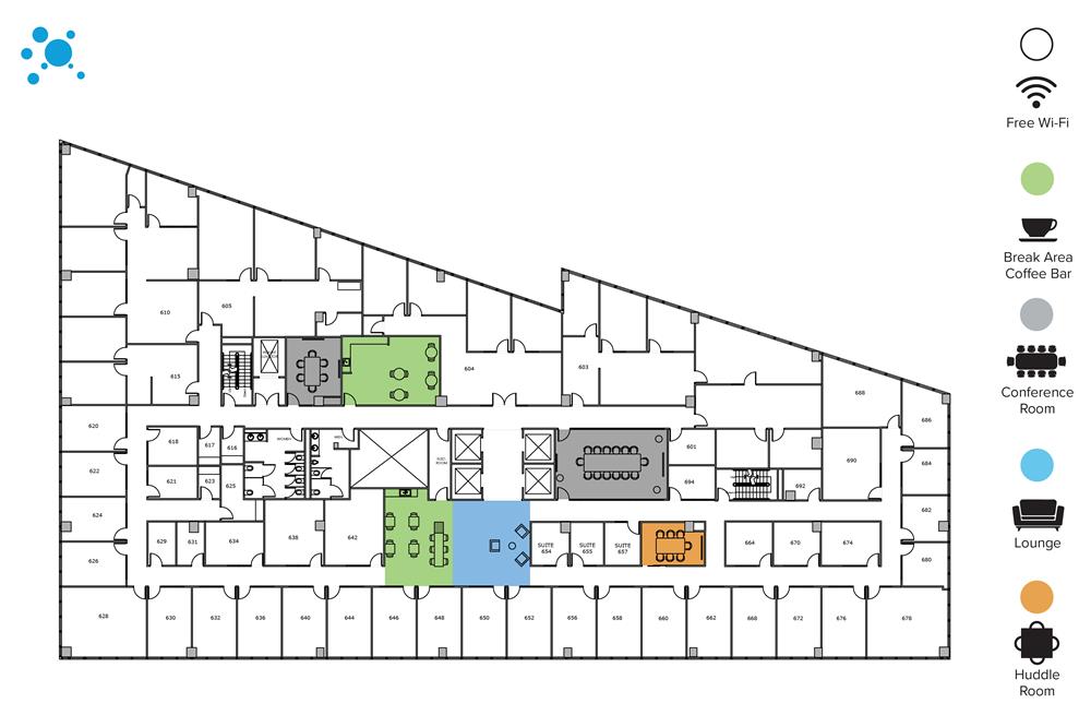 Interior images of Flexible office space at 8330-8360 Lyndon B Johnson Fwy 7