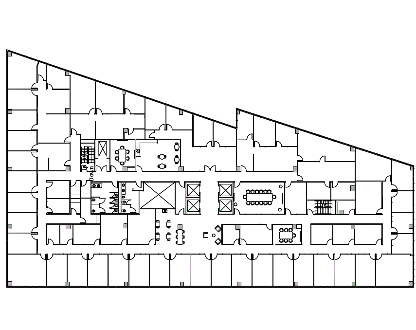 Floor plan of Flexible Office Space for Rent at 8330-8360 Lyndon B Johnson Fwy B601.WS