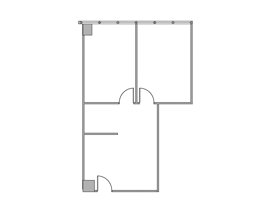 Floor plan of Flexible Office Space for Rent at 8330-8360 Lyndon B Johnson Fwy B615