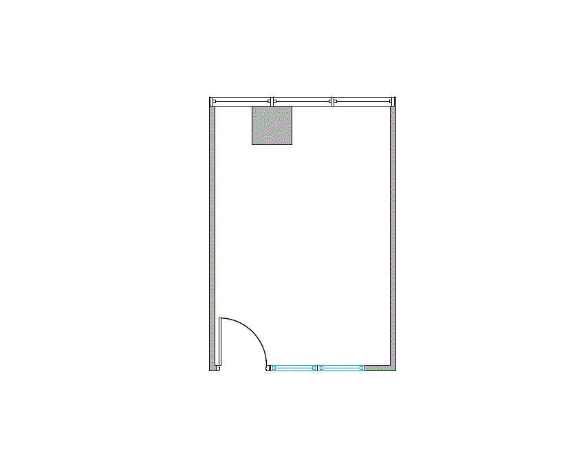 Floor plan of Flexible Office Space for Rent at 8330-8360 Lyndon B Johnson Fwy B624